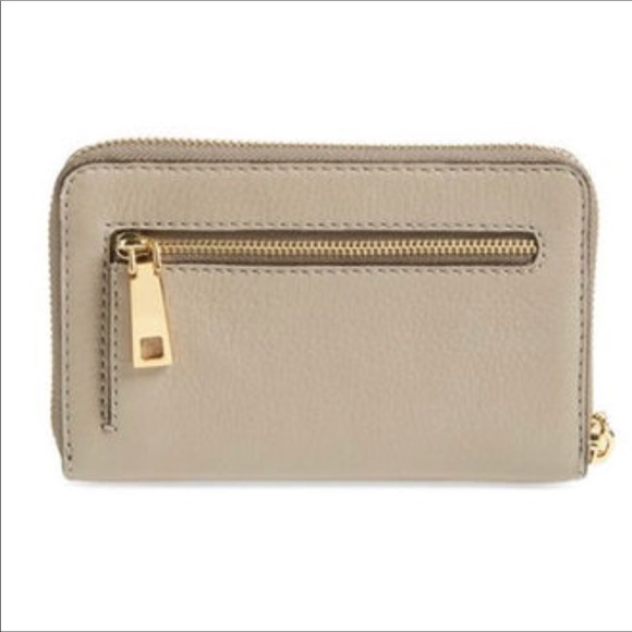 MARC JACOBS Recruit Zip Phone Wristlet mink & gold - Picture 5 of 6